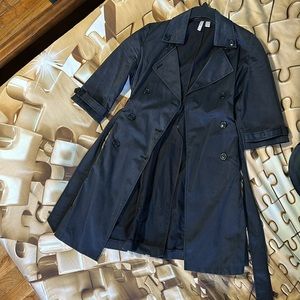 Very nice design black 54% cotton,36%polyester,10% Nylon fall and spring coat.